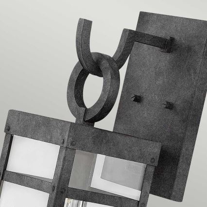 Quintiesse - Външна стенна лампа PORTER M 1xE27/60W/230V IP44 черна