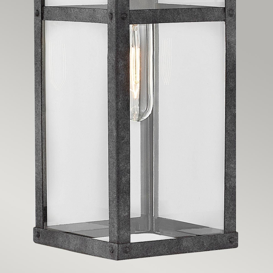 Quintiesse - Външна стенна лампа PORTER M 1xE27/60W/230V IP44 черна