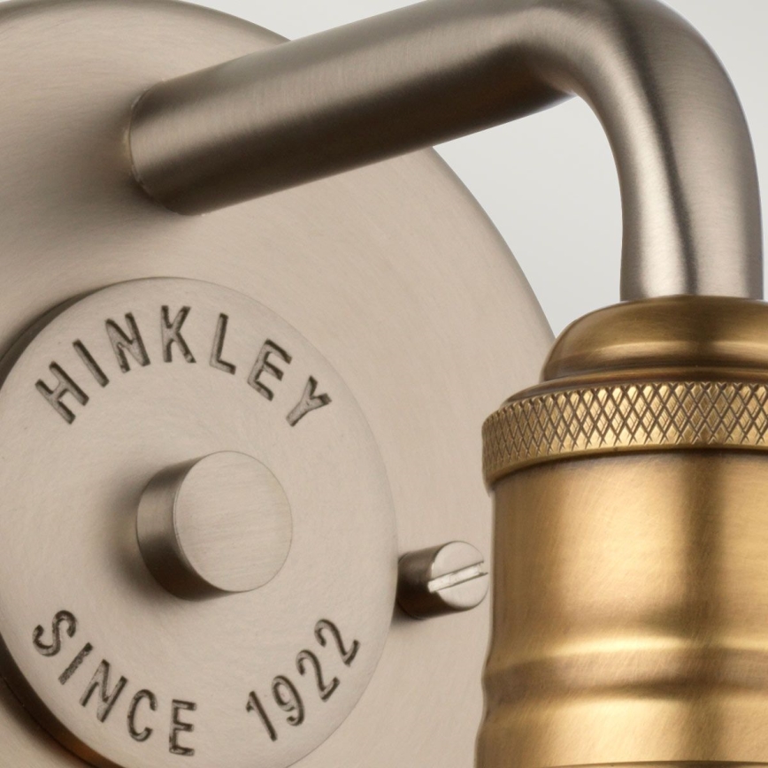 Quintiesse - Стенно осветително тяло за баня RIGBY 1xE27/40W/230V IP44 бронзово