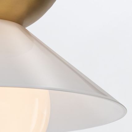 Quintiesse - Таванно осветително тяло SAUCER 1xE27/40W/230V Ø 36,6 см, златно