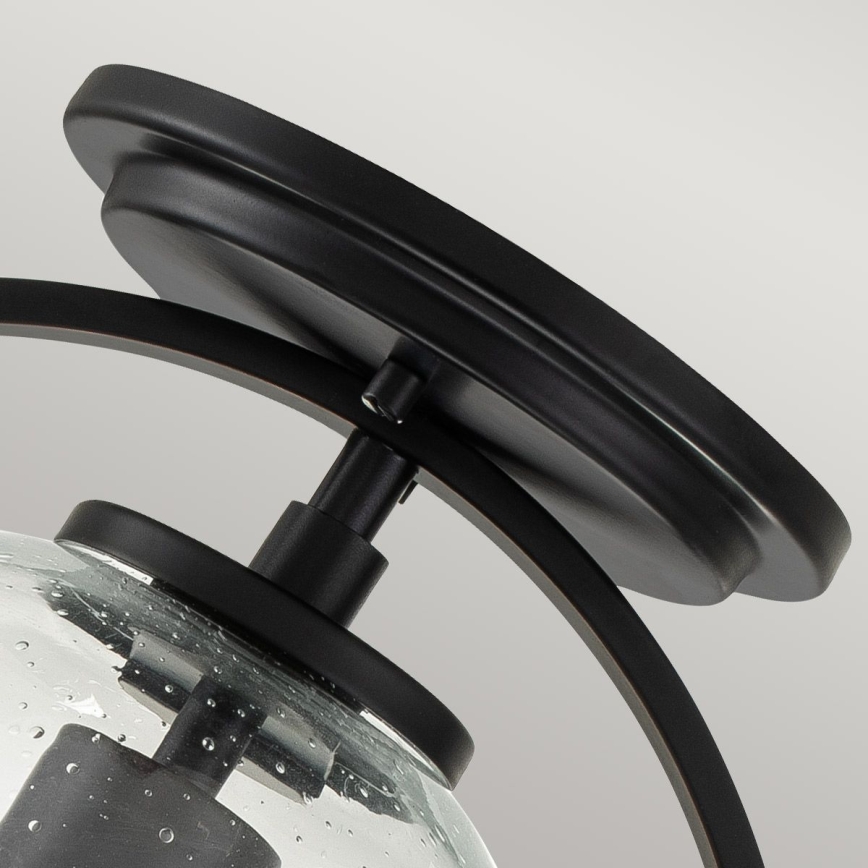 Quintiesse - Плафон SOMERSET 1xE27/60W/230V Ø 28,2 см черен