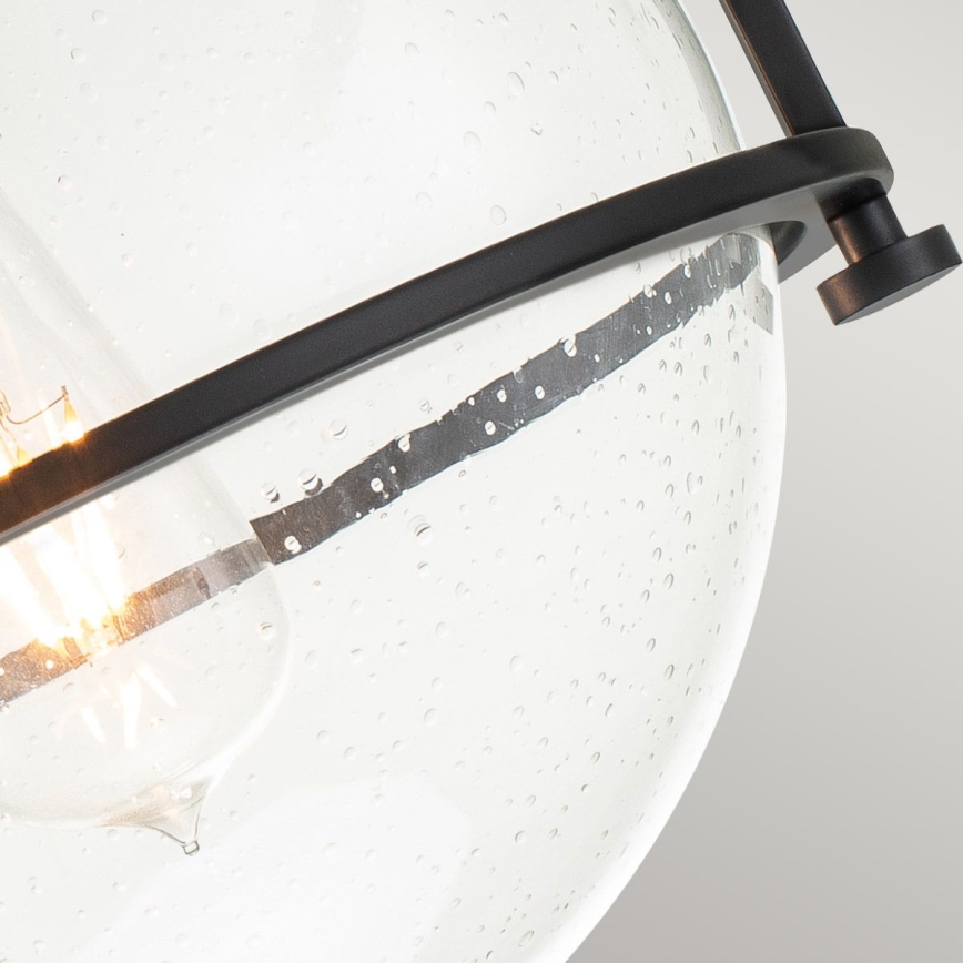 Quintiesse - Плафон SOMERSET 1xE27/60W/230V Ø 28,2 см черен