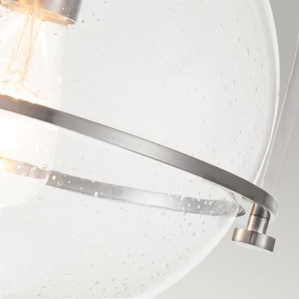 Quintiesse - Плафон SOMERSET 1xE27/60W/230V Ø 28,2 см матов хром