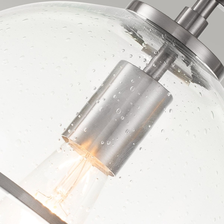 Quintiesse - Плафон SOMERSET 1xE27/60W/230V Ø 28,2 см матов хром