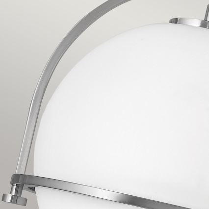 Quintiesse - Таванно осветително тяло SOMERSET 1xE27/60W/230V диам. 28,2 cm матов хром