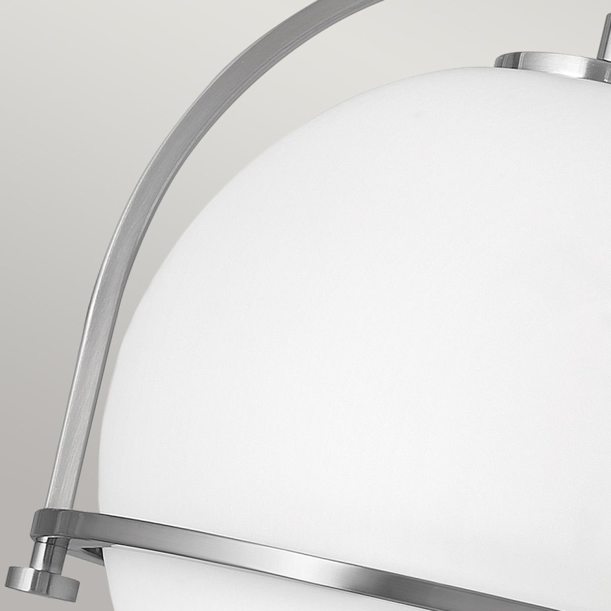 Quintiesse - Таванно осветително тяло SOMERSET 1xE27/60W/230V диам. 28,2 cm матов хром