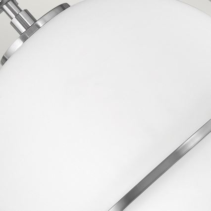 Quintiesse - Таванно осветително тяло SOMERSET 1xE27/60W/230V диам. 28,2 cm матов хром