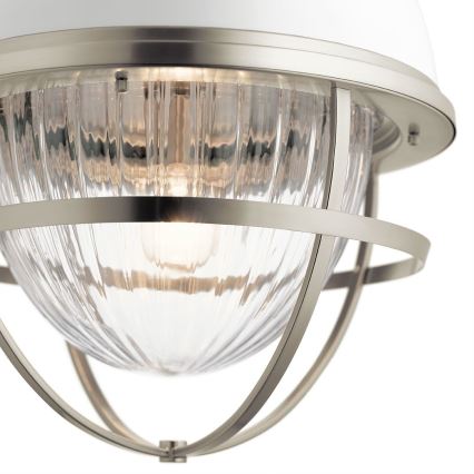 Quintiesse - Полилей на тръба TOLLIS 1xE27/40W/230V Ø 40,8 см матов хром