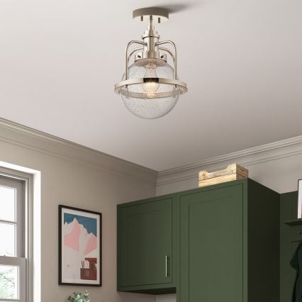 Quintiesse - Външен полилей на тръба TRIOCENT 1xE27/40W/230V IP44 лъскав хром