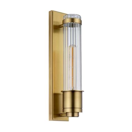 Quintiesse - Стенно осветително тяло за баня WELLINGTON 1xE27/60W/230V IP44 златно