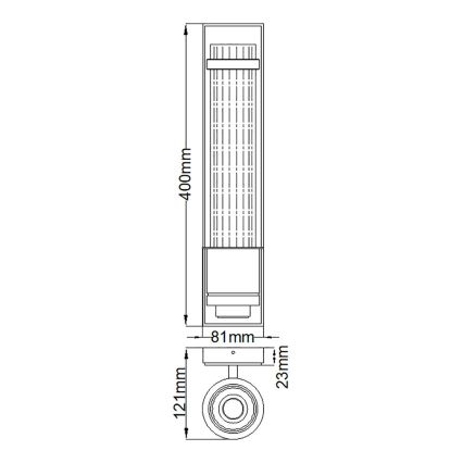 Quintiesse - Стенно осветително тяло за баня WELLINGTON 1xE27/60W/230V IP44 златно