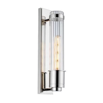 Quintiesse - Стенно осветително тяло за баня WELLINGTON 1xE27/60W/230V IP44 лъскав хром