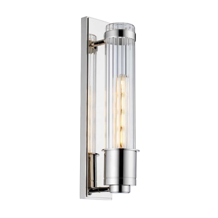 Quintiesse - Стенно осветително тяло за баня WELLINGTON 1xE27/60W/230V IP44 лъскав хром