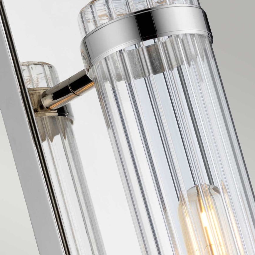 Quintiesse - Стенно осветително тяло за баня WELLINGTON 1xE27/60W/230V IP44 лъскав хром
