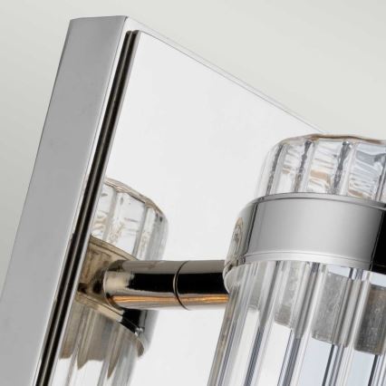 Quintiesse - Стенно осветително тяло за баня WELLINGTON 1xE27/60W/230V IP44 лъскав хром