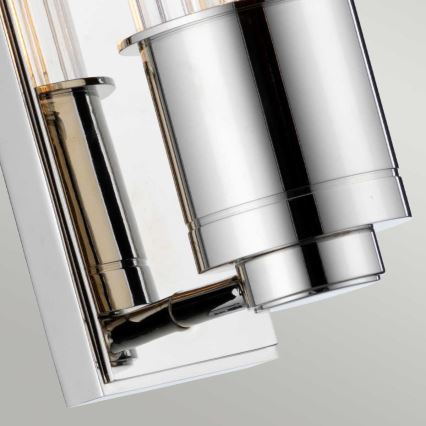 Quintiesse - Стенно осветително тяло за баня WELLINGTON 1xE27/60W/230V IP44 лъскав хром