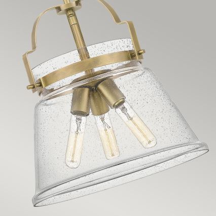 Quintiesse - Полилей на прът WIMBERLEY 3xE27/60W/230V Ø 35,6 см златист