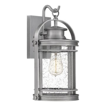 Quintiesse - Външна стенна лампа BOOKER M 1xE27/60W/230V IP44 матов хром