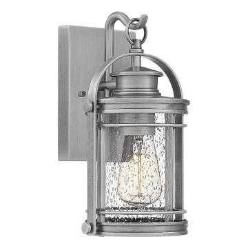 Quintiesse - Външна стенна лампа BOOKER S 1xE27/60W/230V IP44 матиран хром