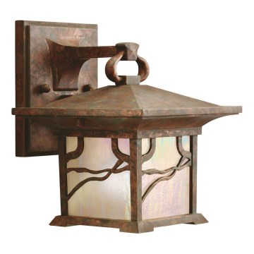 Quintiesse - Външна стенна лампа MORRIS S 1xE27/60W/230V IP44 бронзова