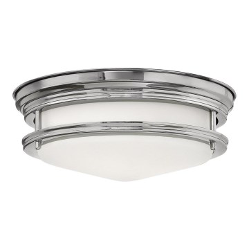 Quintiesse - Външно таванно осветително тяло HADRIAN 2xE27/40W/230V, диаметър 27,8 см, IP44, лъскав хром