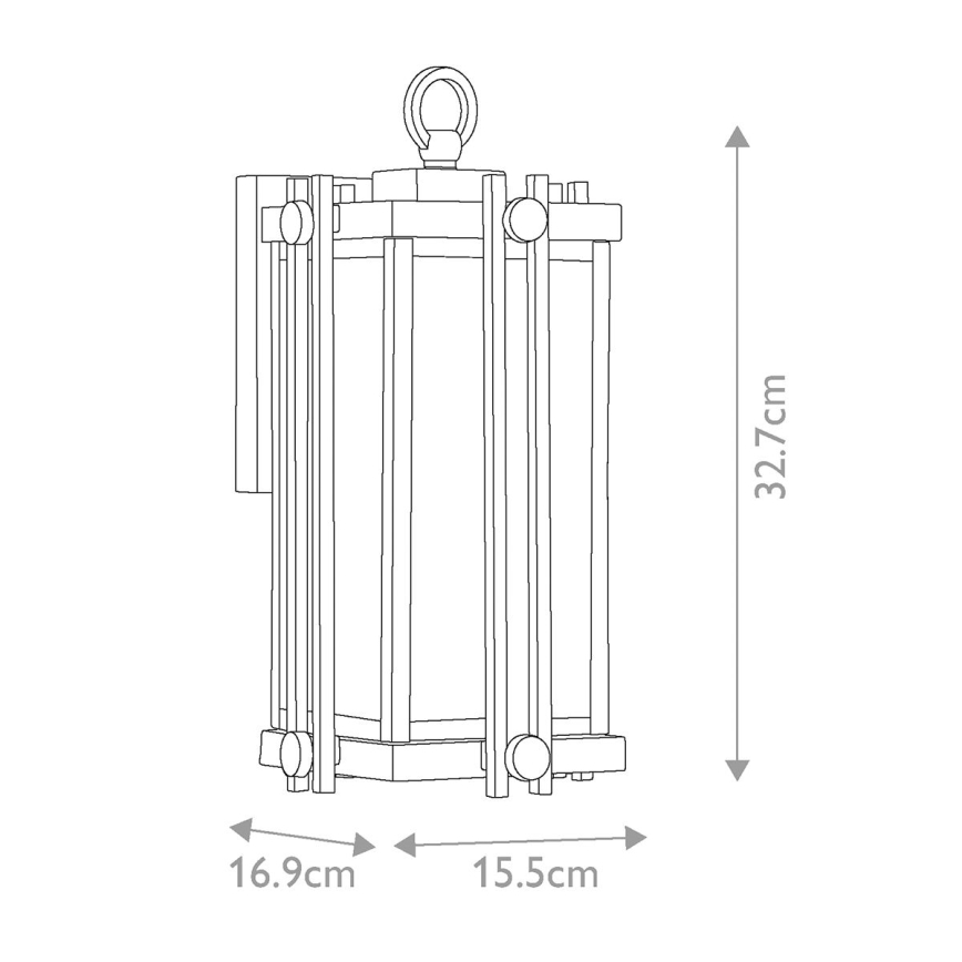Quoizel - Екстериорен аплик GOLDENROD 1xE27/100W/230V IP44