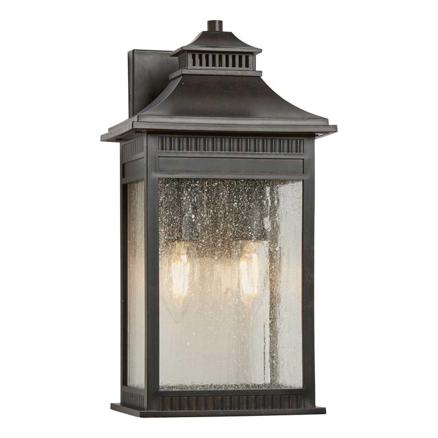 Quoizel - Екстериорен аплик LIVINGSTON 2xE14/40W/230V IP44