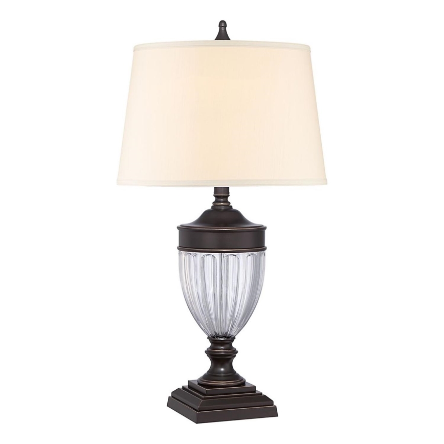 Quoizel - Настолна лампа DENNISON 1xE27/60W/230V бронзов