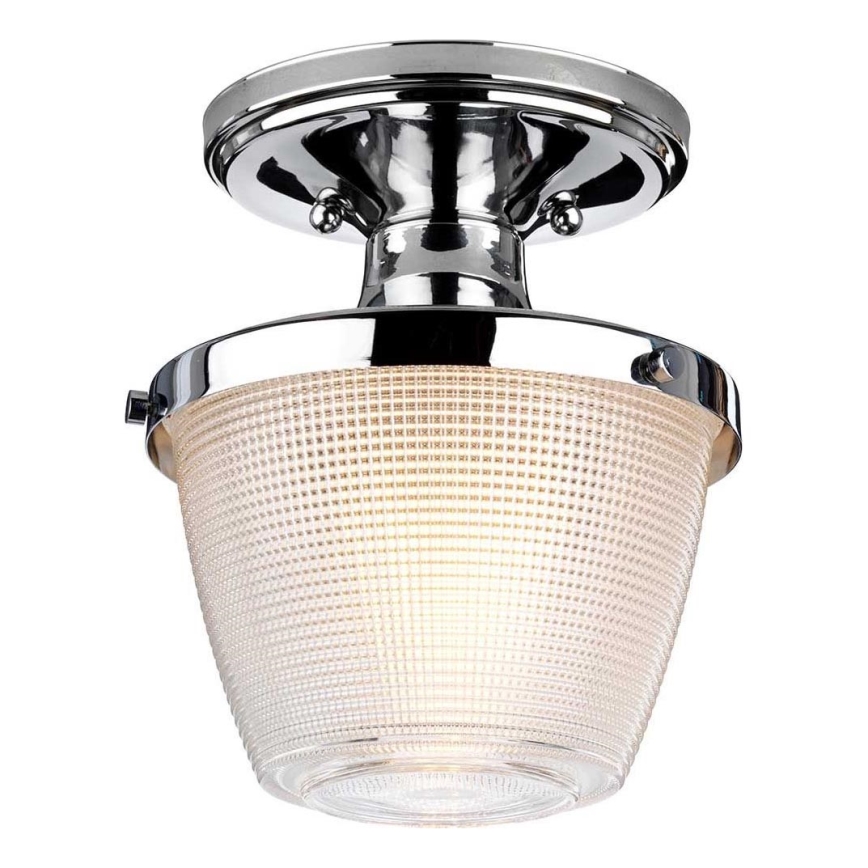 Quoizel - Плафон за баня DUBLIN 1xE27/40W/230V IP44 лъскав хром