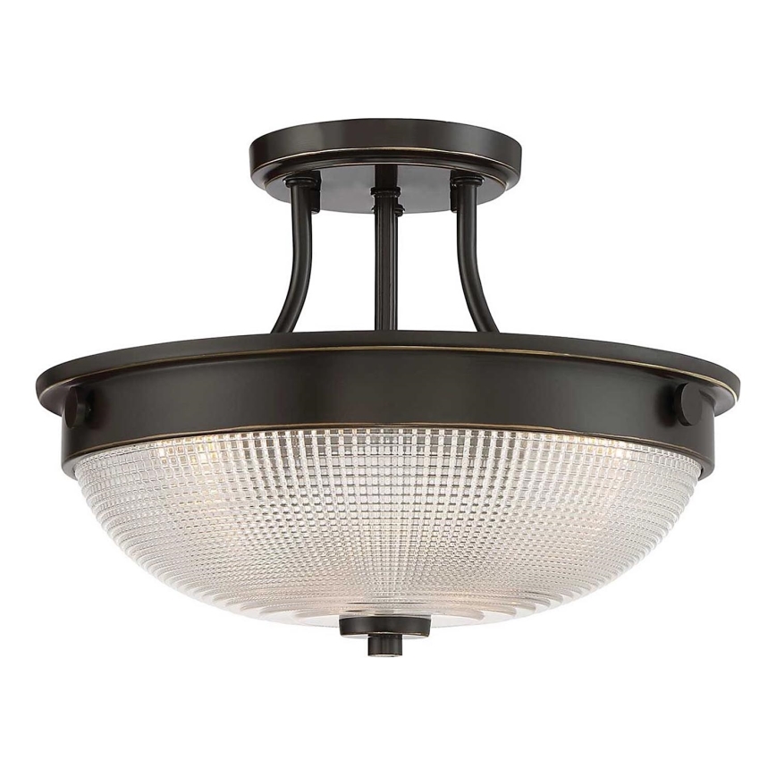 Quoizel - Полилей за повърхностен монтаж MANTLE 2xE27/60W/230V бронзов