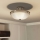 Quoizel - Полилей за повърхностен монтаж MANTLE 2xE27/60W/230V лъскав хром