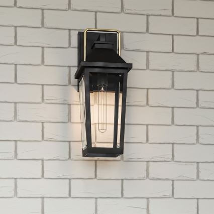 Quoizel - Екстериорен аплик BUCKLEY 1xE27/40W/230V IP44 черен
