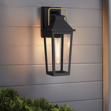 Quoizel - Екстериорен аплик BUCKLEY 1xE27/40W/230V IP44 черен