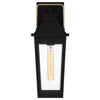 Quoizel - Екстериорен аплик BUCKLEY 1xE27/40W/230V IP44 черен