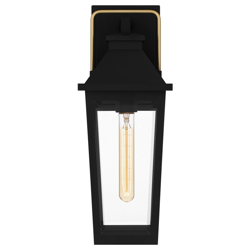 Quoizel - Екстериорен аплик BUCKLEY 1xE27/40W/230V IP44 черен