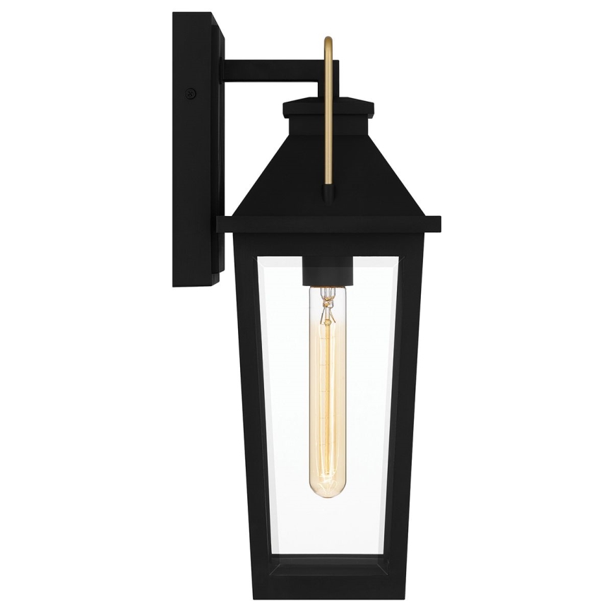 Quoizel - Екстериорен аплик BUCKLEY 1xE27/40W/230V IP44 черен