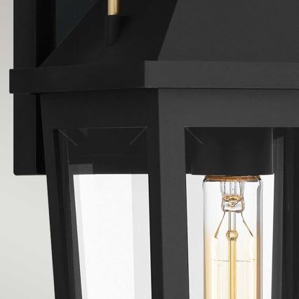 Quoizel - Екстериорен аплик BUCKLEY 1xE27/40W/230V IP44 черен