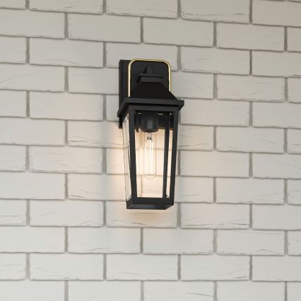 Quoizel - Екстериорен аплик BUCKLEY 1xE27/40W/230V IP44 черен