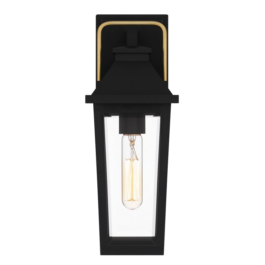 Quoizel - Екстериорен аплик BUCKLEY 1xE27/40W/230V IP44 черен