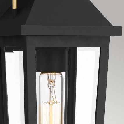 Quoizel - Екстериорен аплик BUCKLEY 1xE27/40W/230V IP44 черен