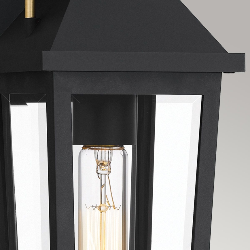 Quoizel - Екстериорен аплик BUCKLEY 1xE27/40W/230V IP44 черен