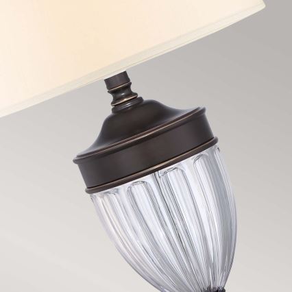 Quoizel - Настолна лампа DENNISON 1xE27/60W/230V бронзов