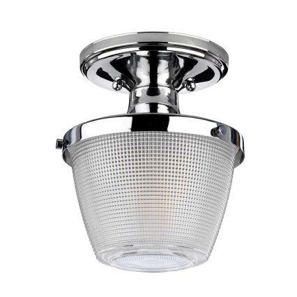 Quoizel - Плафон за баня DUBLIN 1xE27/40W/230V IP44 лъскав хром