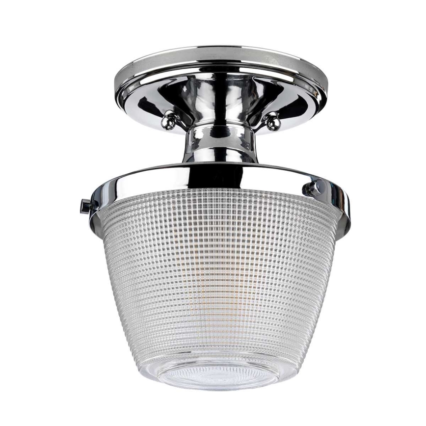 Quoizel - Плафон за баня DUBLIN 1xE27/40W/230V IP44 лъскав хром