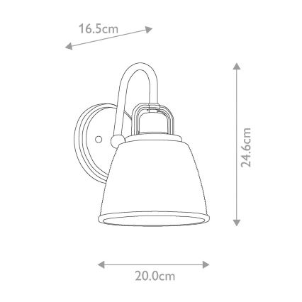 Quoizel - LED Аплик за баня DUBLIN 1xG9/3W/230V IP44 златист
