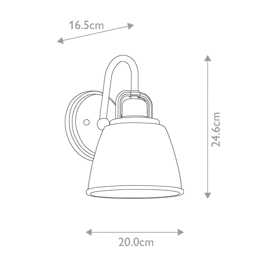 Quoizel - LED Аплик за баня DUBLIN 1xG9/3W/230V IP44 златист