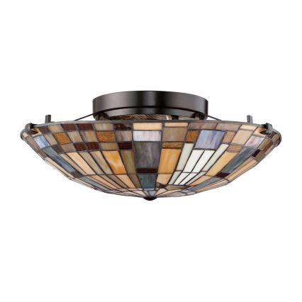 Quoizel - Плафон INGLENOOK 2xE27/60W/230V Ø 40,7 cm