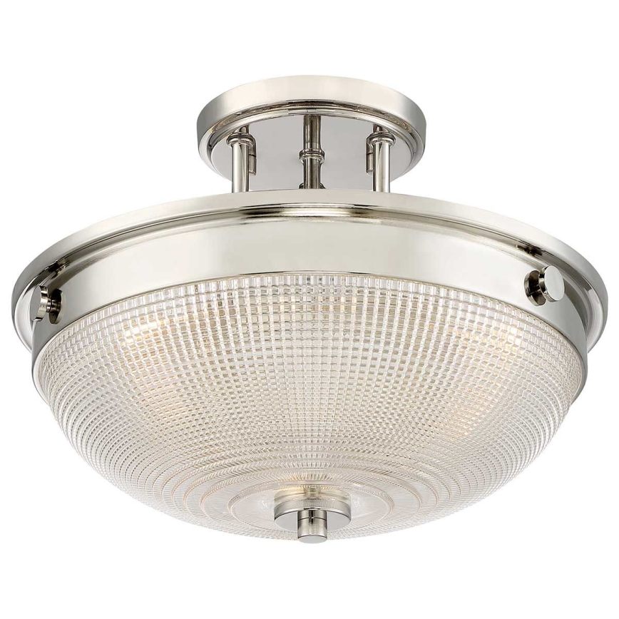 Quoizel - Полилей за повърхностен монтаж MANTLE 2xE27/60W/230V лъскав хром