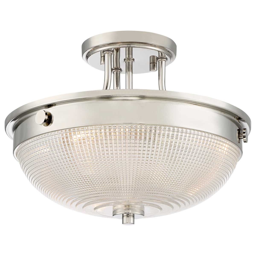 Quoizel - Полилей за повърхностен монтаж MANTLE 2xE27/60W/230V лъскав хром