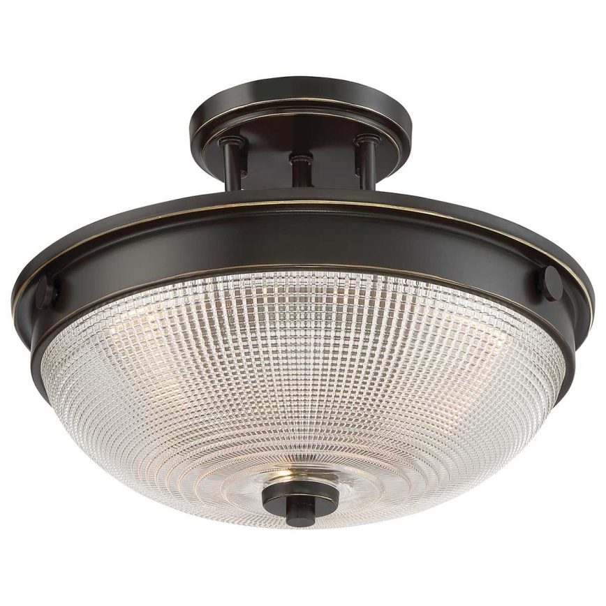 Quoizel - Полилей за повърхностен монтаж MANTLE 2xE27/60W/230V бронзов